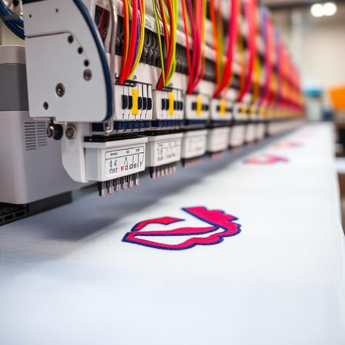 Embroidery branding method